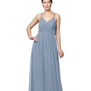 Azazie, Dusty Blue, “Blake” Bridesmaid Dress